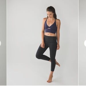 Lululemon Twist Bra Long Line in Cadet Blue